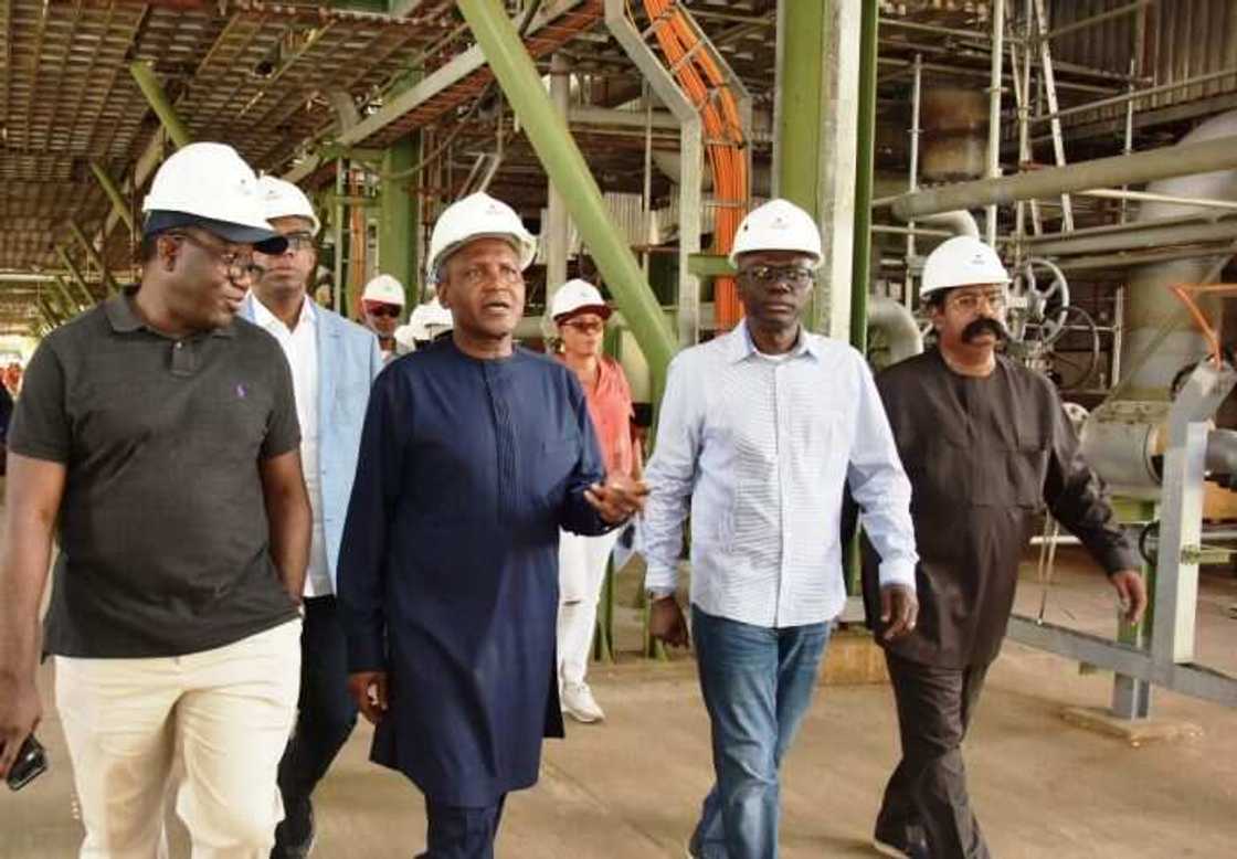Fayemi, 10 other governors storm Dangote refinery in Lagos Fayemi, 10 other governors storm Dangote refinery in Lagos