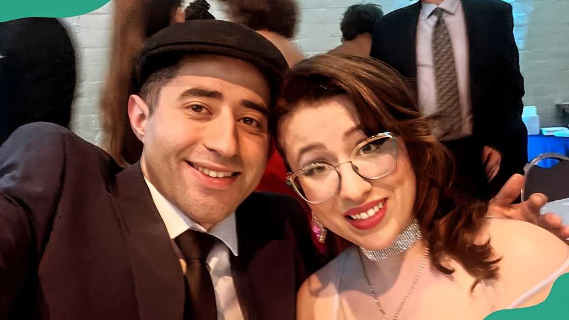 Adan Correa and Dani Bowman attend an event