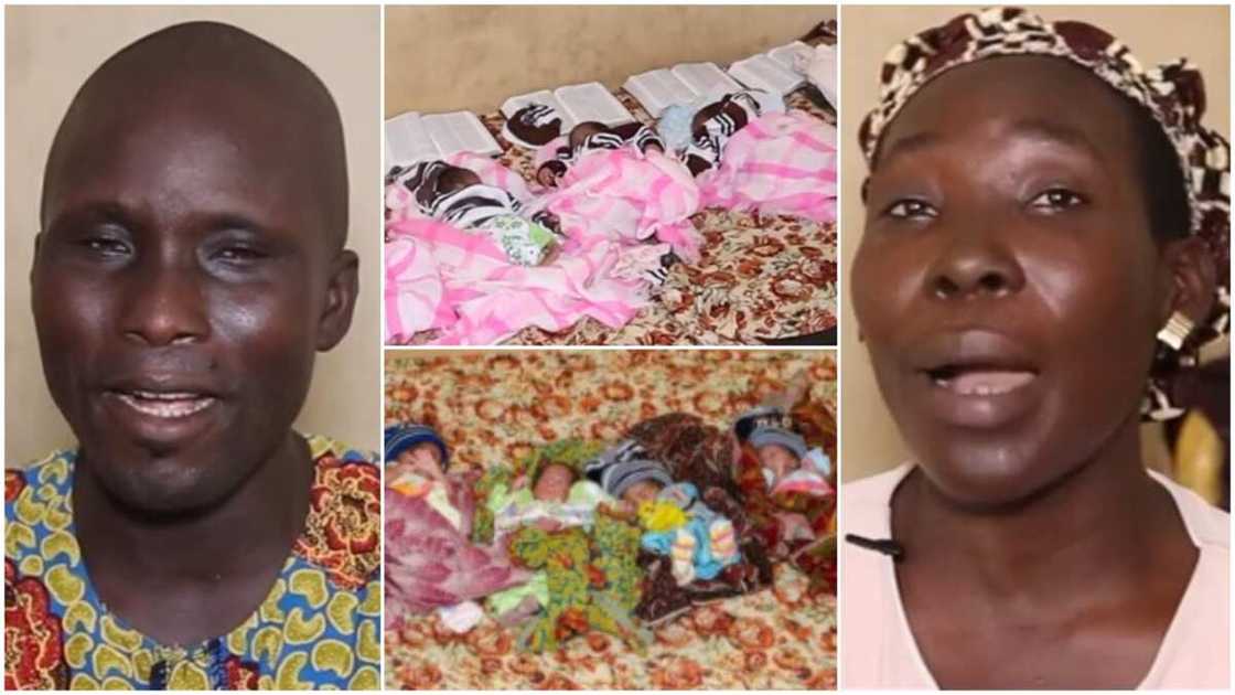 After Woman Gave Birth to 5 Kids at once, Husband Said he's Scared, Complained about not Having Food After Woman Gave Birth to 5 Kids at once, Husband Said he's Scared, Complained about not Having Food