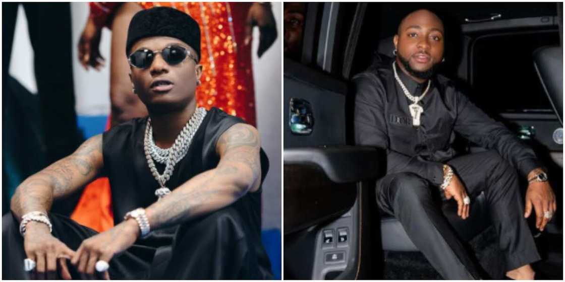 Wizkid dances to Davido's song Wizkid dances to Davido's song