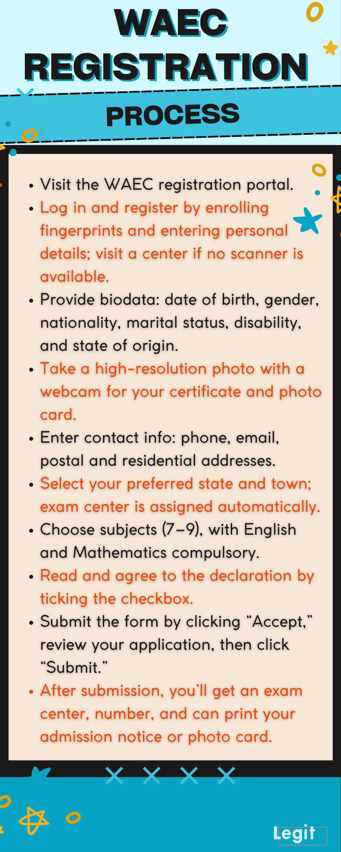 WAEC registration process WAEC registration process
