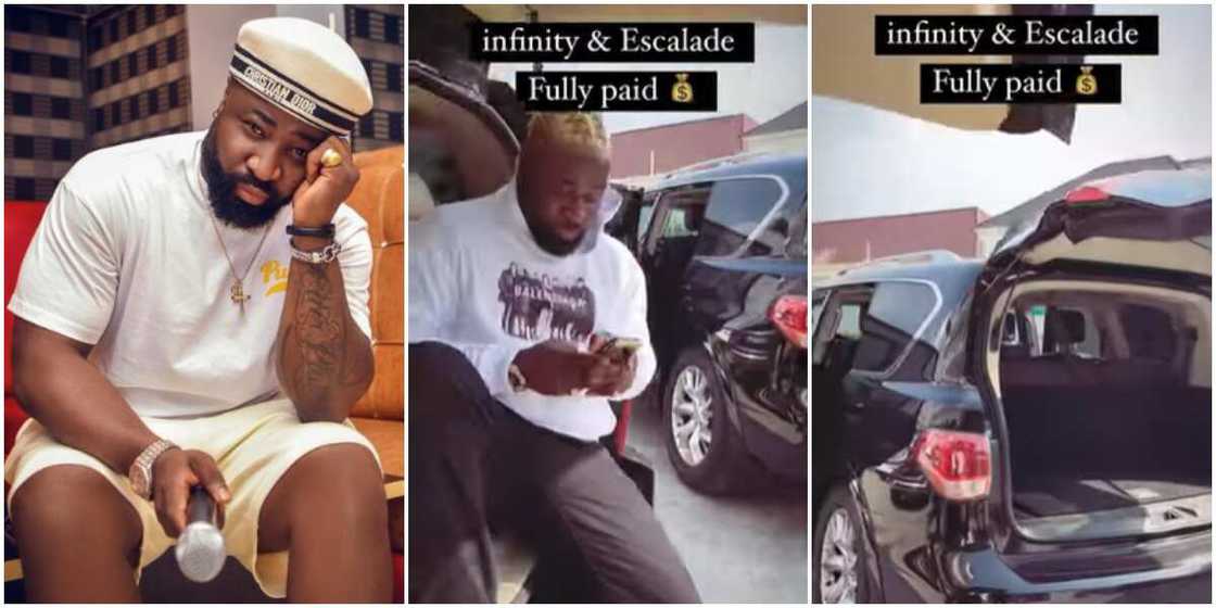 Harrysong and his cars Harrysong and his cars