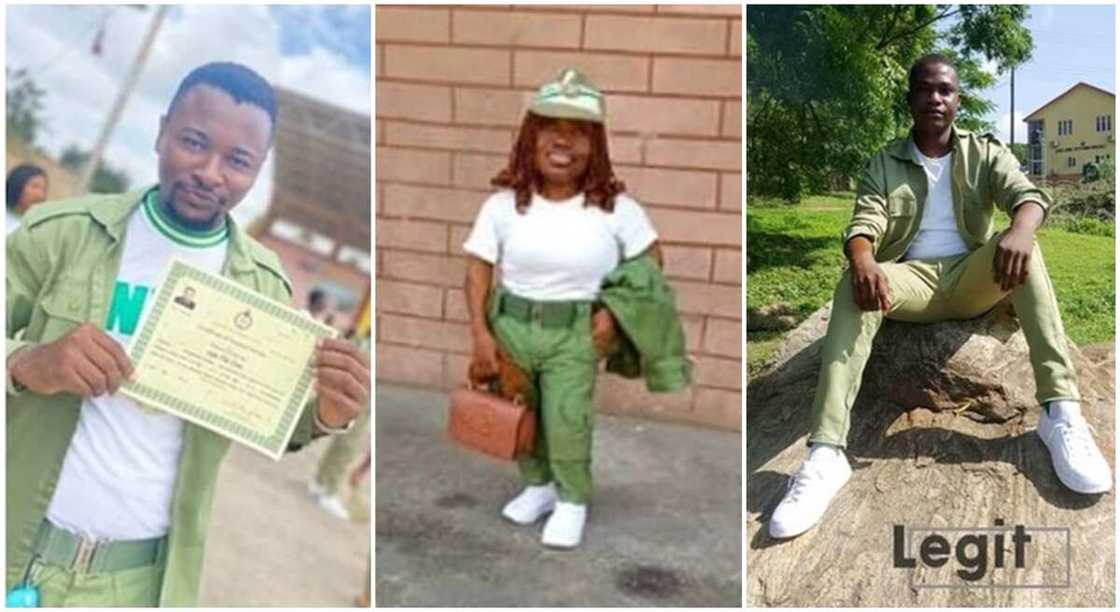Nigerian youths on NYSC uniform. Nigerian youths on NYSC uniform.