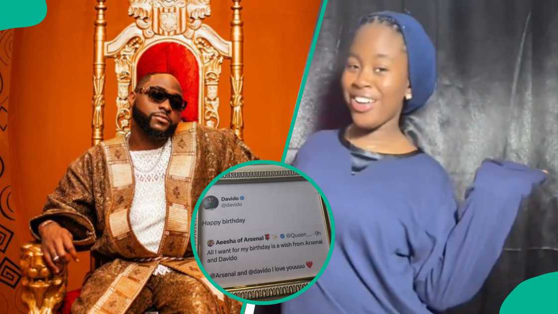 Davido grants female fan her birthday wish. Davido grants female fan her birthday wish.