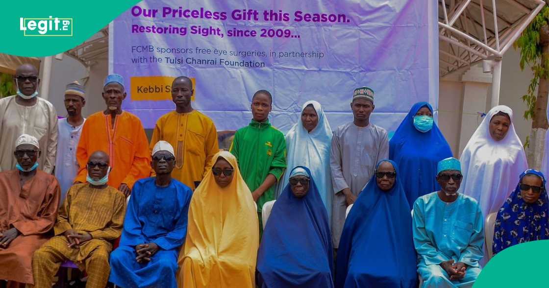 Daga cikin wadanda suka samu aikin tiyata kyauta na idanu a Kebbi da FCMB ta kaddamar Daga cikin wadanda suka samu aikin tiyata kyauta na idanu a Kebbi da FCMB ta kaddamar