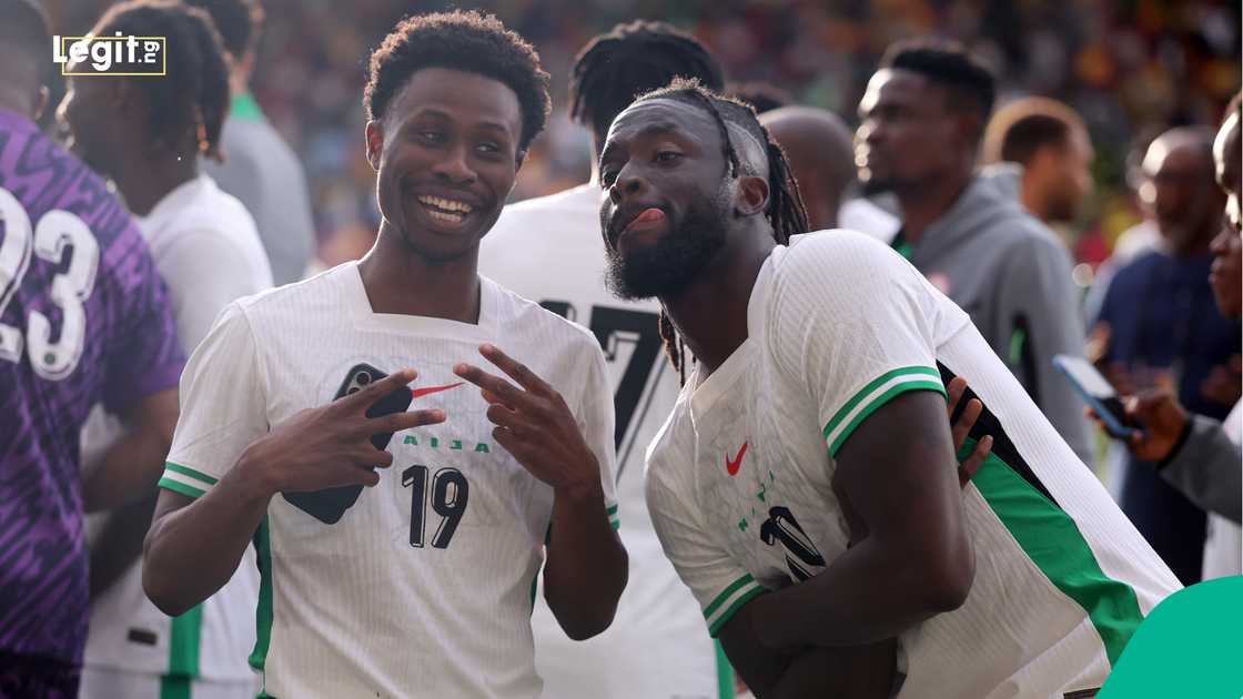 Nathan Tella, Tolu Arokodare, Nigeria, Brentford, England. Nathan Tella, Tolu Arokodare, Nigeria, Brentford, England.