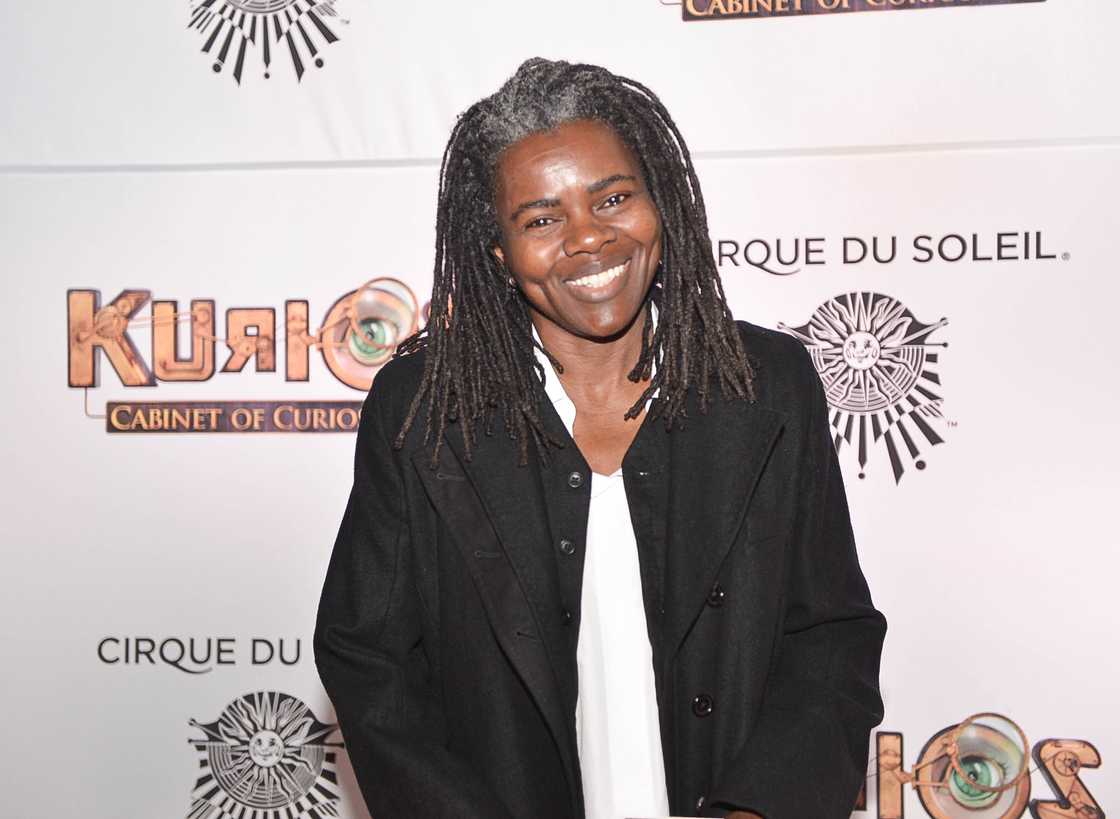 Tracy Chapman attends Cirque du Soleil "Kurios" - Opening Night - San Francisco, CA at AT&T Park in San Francisco, California Tracy Chapman attends Cirque du Soleil "Kurios" - Opening Night - San Francisco, CA at AT&T Park in San Francisco, California