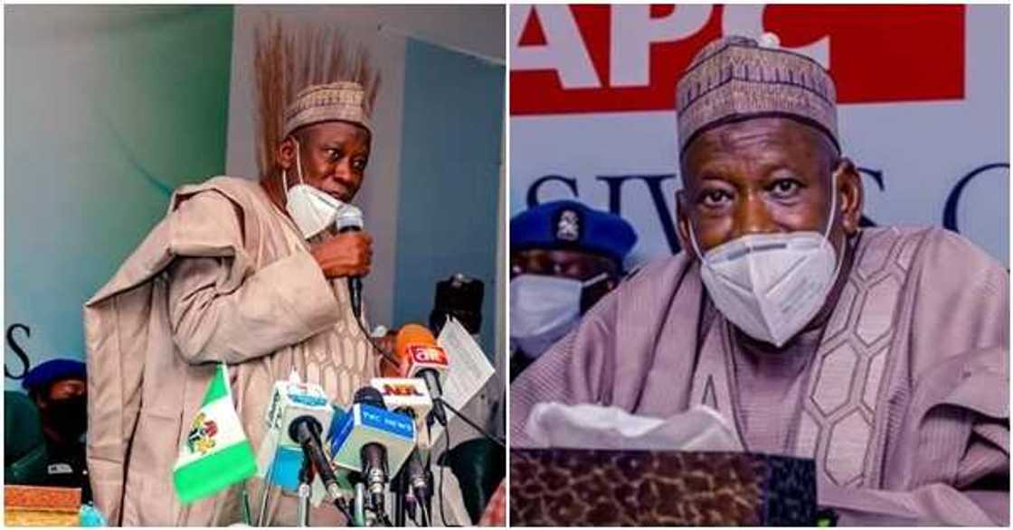 Kano governor Abdullahi Ganduje says his dollar video if fake