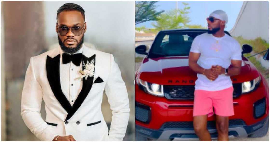 BBNaija's Prince nearly hit Rolls Royce, blames Lagos bus driver. BBNaija's Prince nearly hit Rolls Royce, blames Lagos bus driver.