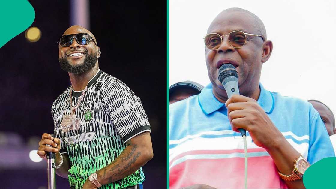 Davido and James Faleke clash over the Osun governorship election.