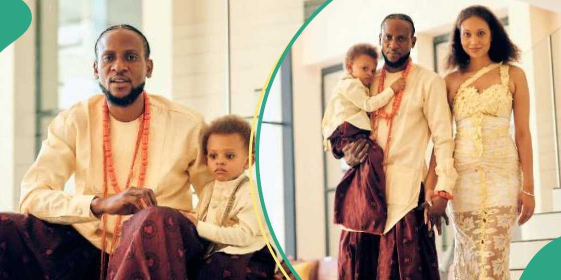 BBNaija star Omashola and his family