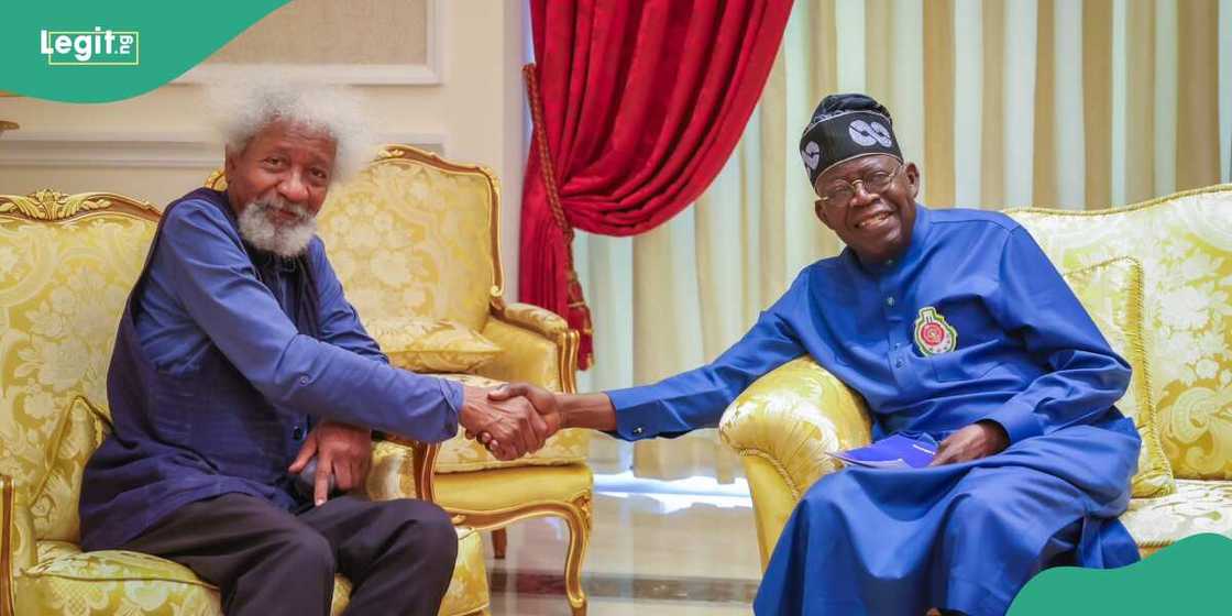 Wole Soyinka, Governor Alex Otti of Abia state, Tinubu, Lagos state