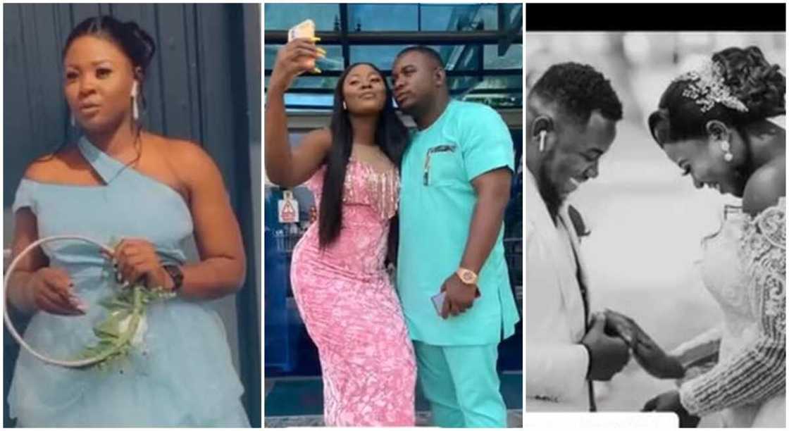 Photos of Nigerian lady and who she married after repeatedly seeing him at other people's weddings. Photos of Nigerian lady and who she married after repeatedly seeing him at other people's weddings.
