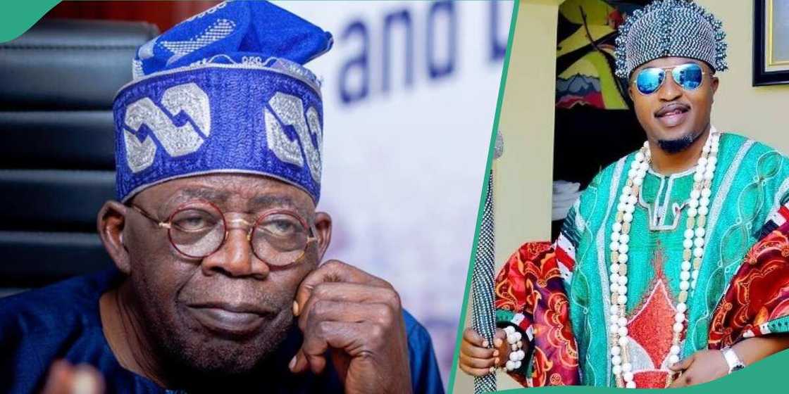 Shugaba Tinubu da Sarkin Iwoland Shugaba Tinubu da Sarkin Iwoland