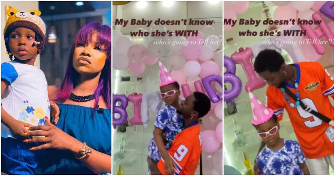 BBNaija star Tacha and her baby BBNaija star Tacha and her baby