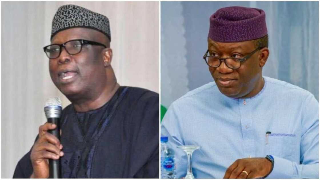 APC crisis: I did not take Giadom to see Buhari - Fayemi debunks report APC crisis: I did not take Giadom to see Buhari - Fayemi debunks report