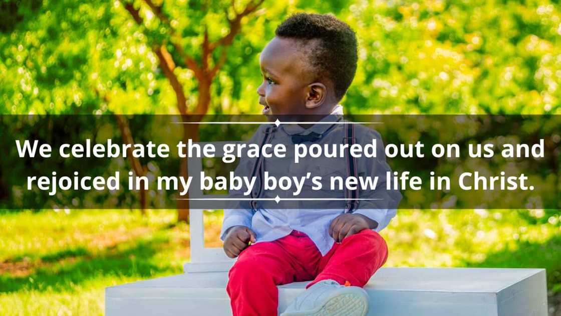 Baptism quotes for a baby boy