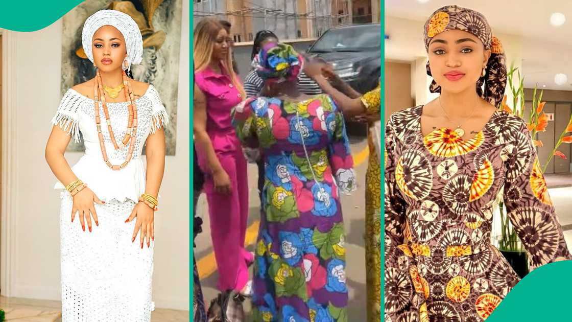 Regina Daniels gives out women. Regina Daniels gives out women.