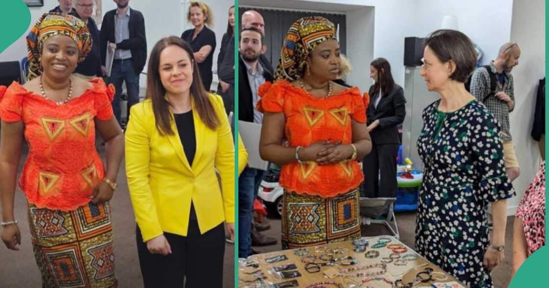 Kate Forbes visits Shulamite Ezechi's foundation. Kate Forbes visits Shulamite Ezechi's foundation.