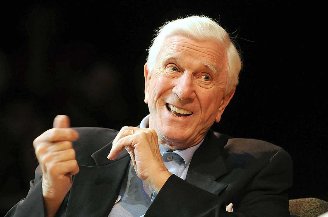 Comedian Leslie Nielsen at DeSales University Comedian Leslie Nielsen at DeSales University