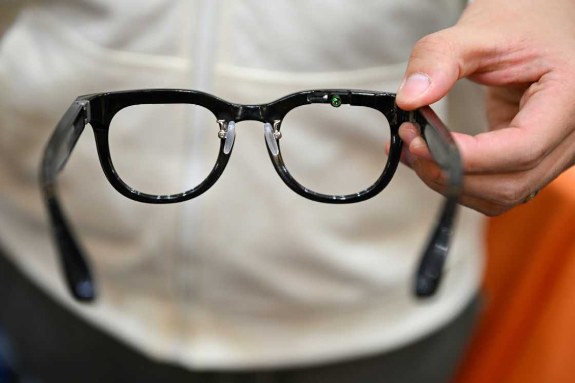 Halliday-branded smart glasses on display at the Consumer Electronics Show in Las Vegas, where wearable tech innovations are on prominent display Halliday-branded smart glasses on display at the Consumer Electronics Show in Las Vegas, where wearable tech innovations are on prominent display