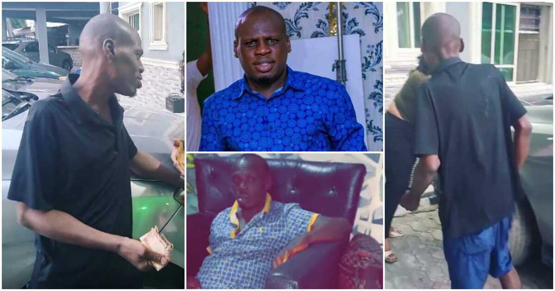 Videos of sick looking late actor Gbadebo Osmond.