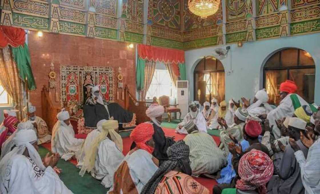 ‘Dan Isa da ‘Dan Majen Zazzau sun kai wa Aminu Bayero gaisuwa a Kano ‘Dan Isa da ‘Dan Majen Zazzau sun kai wa Aminu Bayero gaisuwa a Kano