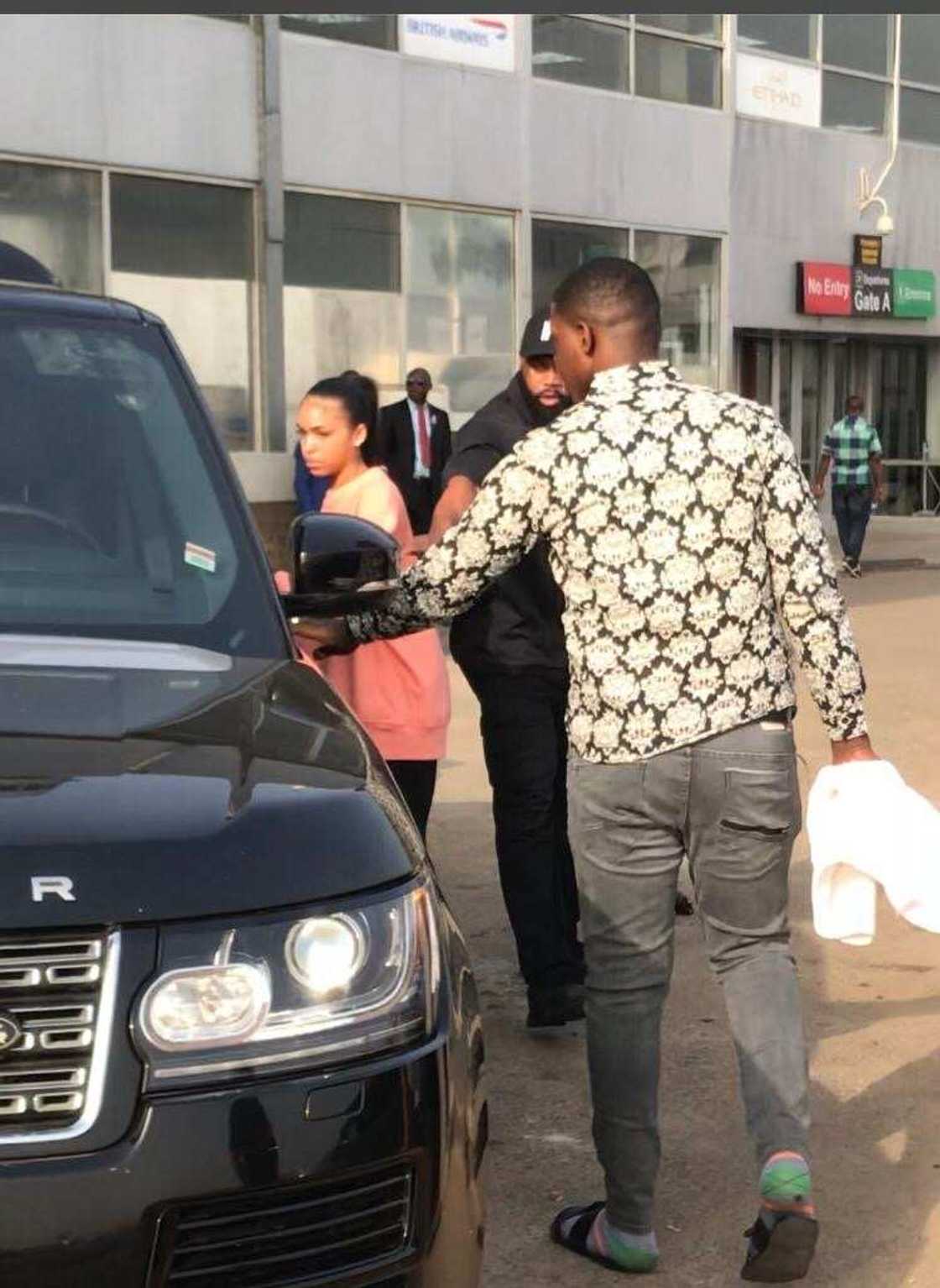 American rapper Future and rumoured girlfriend Lori Harvey in Lagos