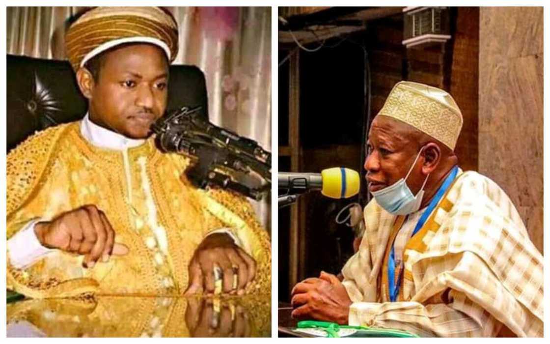 Gwamna Ganduje da Abduljabbar Kabara Gwamna Ganduje da Abduljabbar Kabara