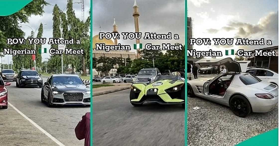 Interesting car meet in Abuja goes viral