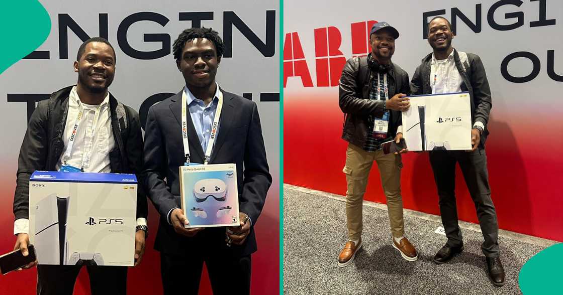 Man shares how he won Ps5 at a job fair in America after his friend forced him to apply Man shares how he won Ps5 at a job fair in America after his friend forced him to apply