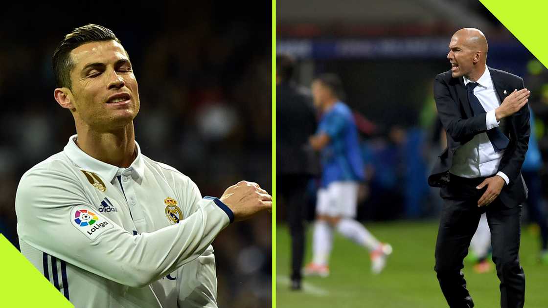 French tactician Zinedine Zidane overlooked Cristiano Ronaldo in naming the players that impressed him the most as Real Madrid coach.