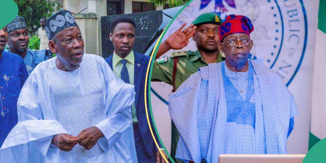 President Bola Tinubu has appointed Abdullahi Ganduje, the resigned APC national chairman, as the chairman of the governing board of FAAN. President Bola Tinubu has appointed Abdullahi Ganduje, the resigned APC national chairman, as the chairman of the governing board of FAAN.