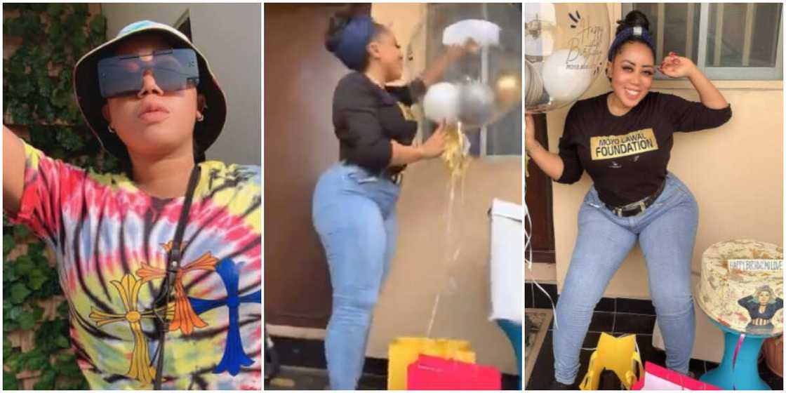 Actress Moyo Lawal gets surprised on her birthday (photo, video) Actress Moyo Lawal gets surprised on her birthday (photo, video)