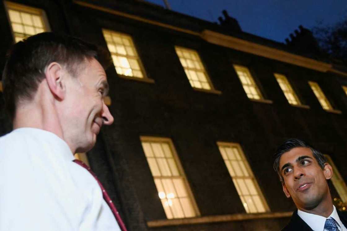 Chancellor of the Exchequer Jeremy Hunt (L) and Prime Minister Rishi Sunak defended their plans for a post-Brexit shakeup in Britain's financial regulation Chancellor of the Exchequer Jeremy Hunt (L) and Prime Minister Rishi Sunak defended their plans for a post-Brexit shakeup in Britain's financial regulation