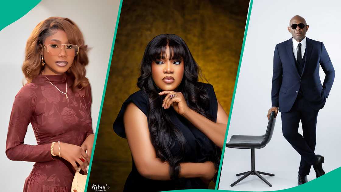 Lizzy Jay reacts to video of lady calling Tony Elumelu by name. Photo credit@lizzyjay/@toyionabrahm/@tonyeleumelu Lizzy Jay reacts to video of lady calling Tony Elumelu by name. Photo credit@lizzyjay/@toyionabrahm/@tonyeleumelu