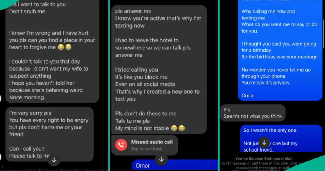 A lady shares how she found her boyfriend was the groom at her friend's wedding. A lady shares how she found her boyfriend was the groom at her friend's wedding.