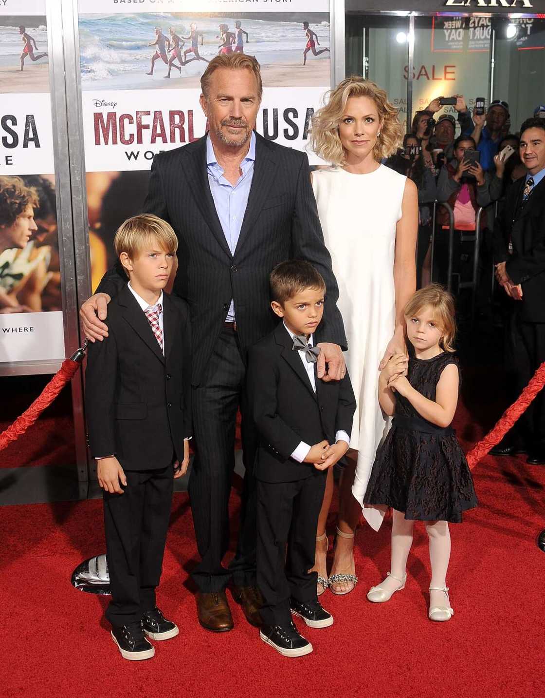 Who is Kevin Costner married to?