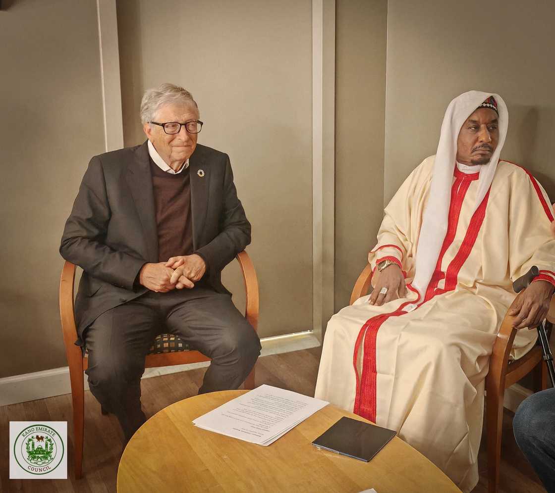 Sanusi II na tattaunawa da Bill Gates a Amurka