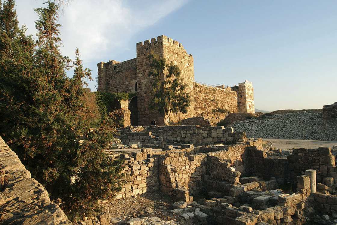 A view of Byblos Castle A view of Byblos Castle