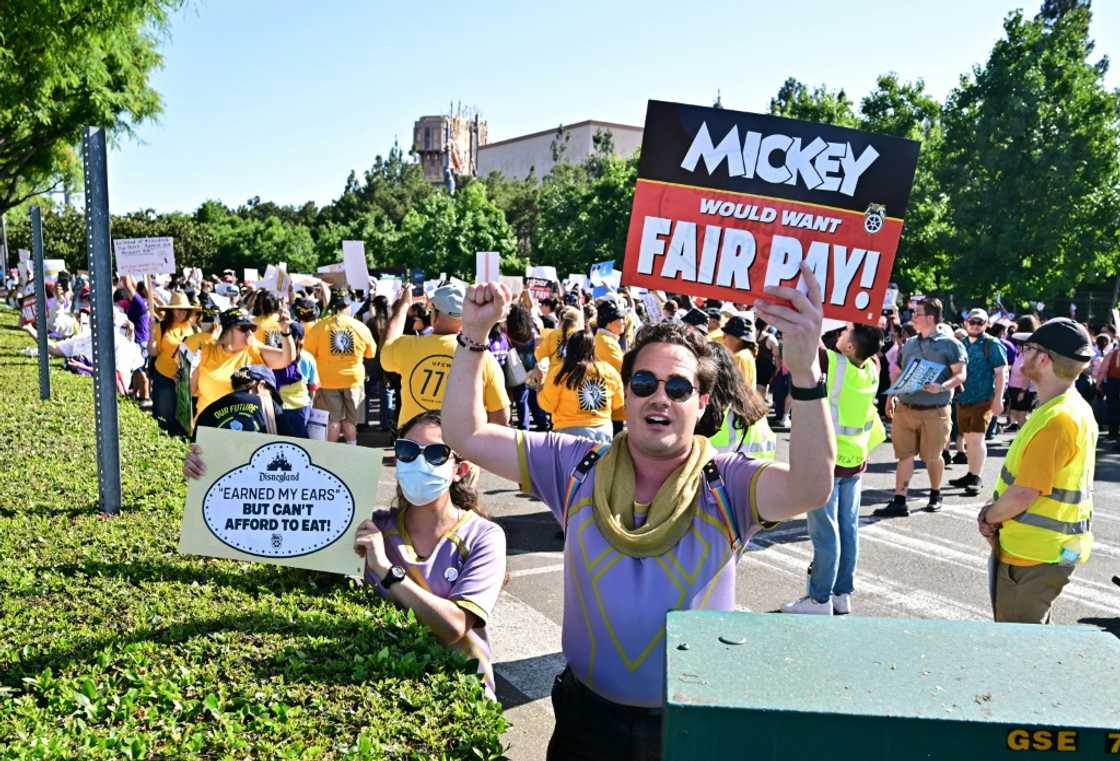 Disney has been in negotiations since April with the four California unions representing its park employees Disney has been in negotiations since April with the four California unions representing its park employees