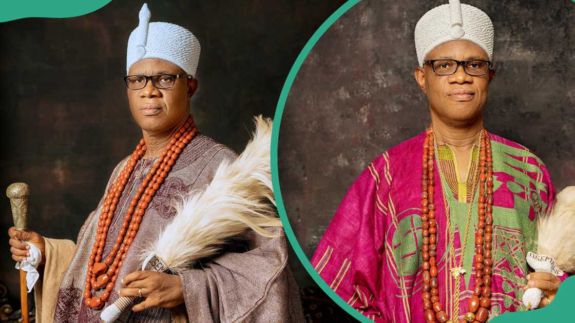 Oba Adesimbo Victor Kiladejo in traditional regalia