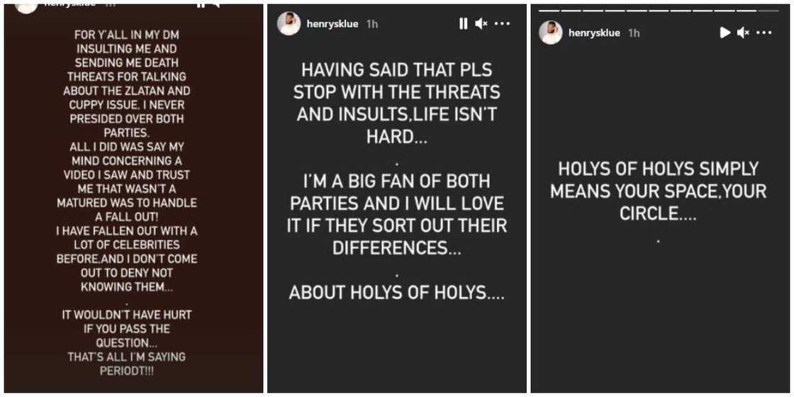 DJ Cuppy: OAP Henrysklue allegedly receives death threat after criticising Zlatan DJ Cuppy: OAP Henrysklue allegedly receives death threat after criticising Zlatan