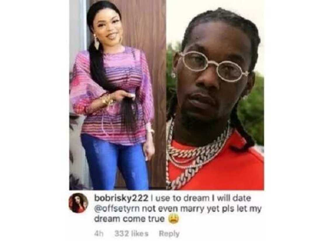 I used to dream that I’ll date Offset - Bobrisky reveals I used to dream that I’ll date Offset - Bobrisky reveals