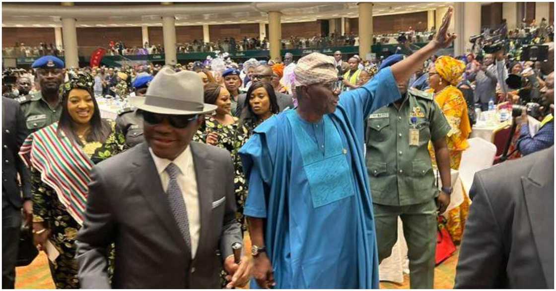 Governor Nyesom Wike, APC, PDP, Jandor, Lagos state governor, Gboyega Akosile, Babajide Sanwo-Olu Governor Nyesom Wike, APC, PDP, Jandor, Lagos state governor, Gboyega Akosile, Babajide Sanwo-Olu