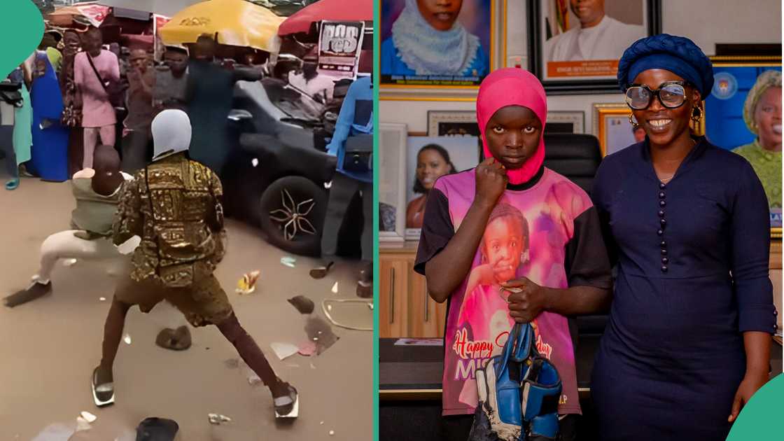Young girl who trended online for boxing man on streets gets important person's attention and sponsorship Young girl who trended online for boxing man on streets gets important person's attention and sponsorship