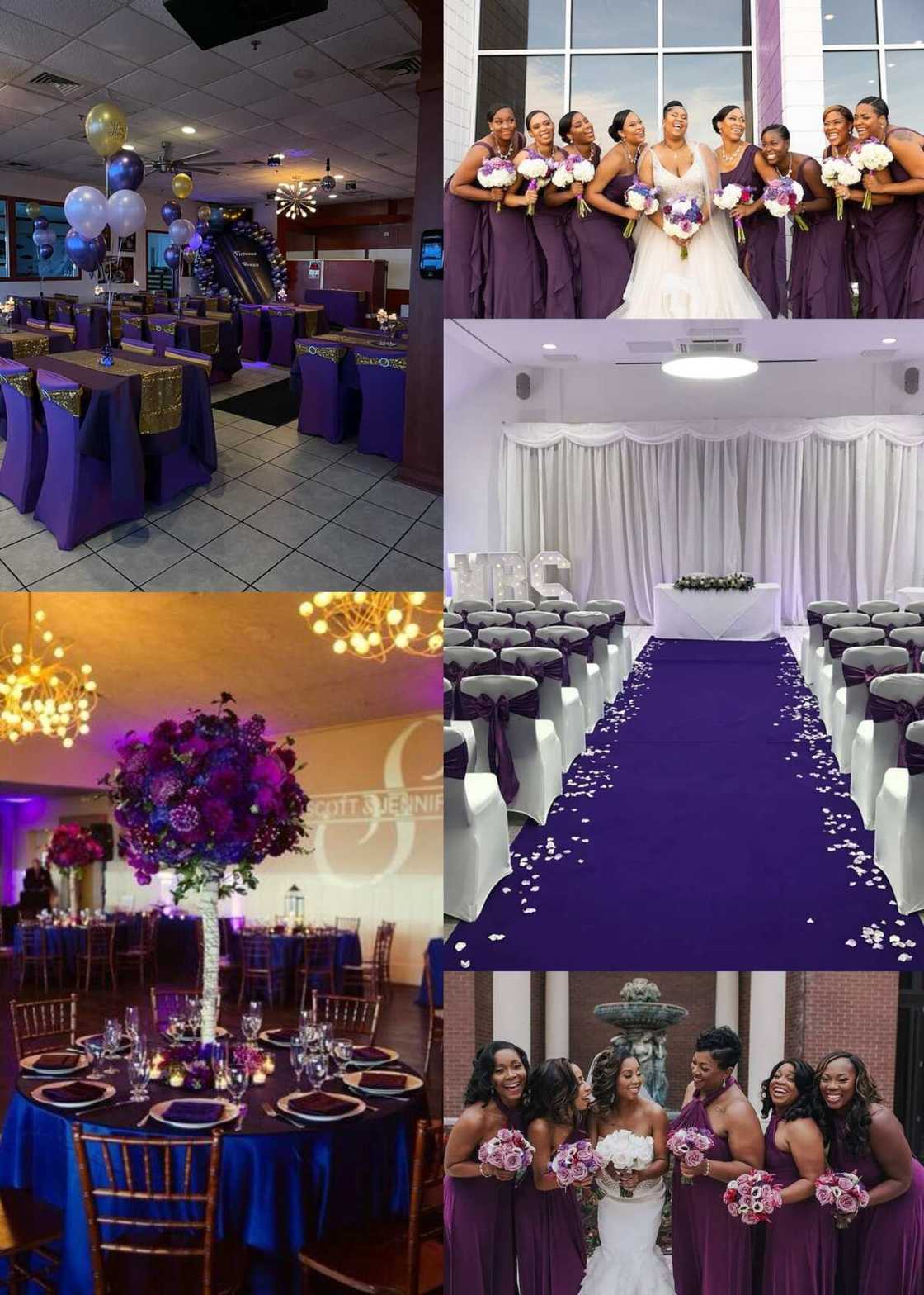 Purple wedding colors Purple wedding colors