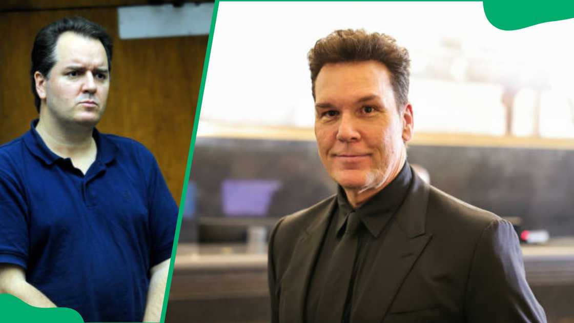 Dane Cook and his half-brother, Darryl McCauley