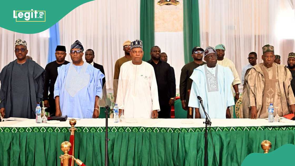 President Bola Tinubu leads APC leaders at national caucus meeting President Bola Tinubu leads APC leaders at national caucus meeting