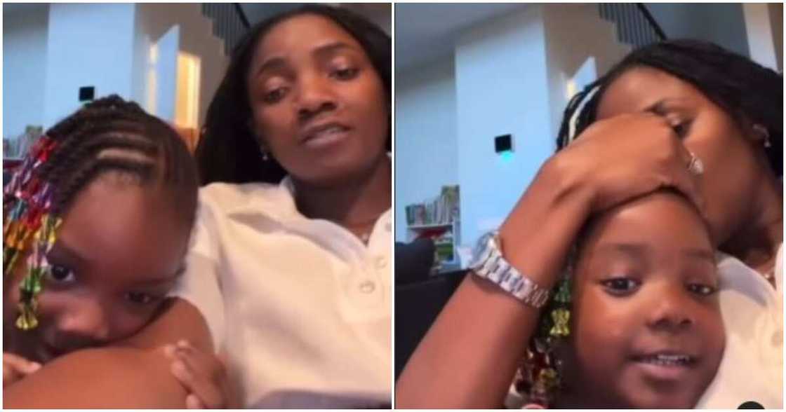 Nigerian singer Simi and daughter Deja